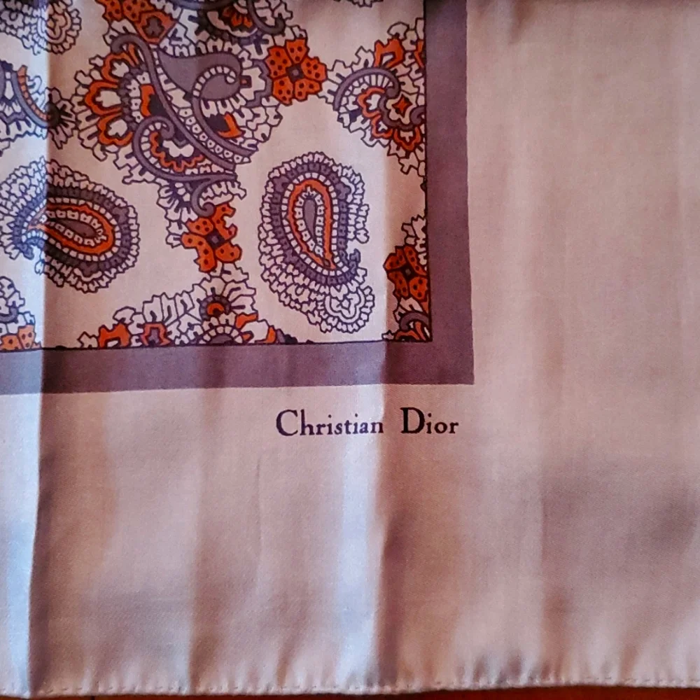 Christian Dior Silk Scarf